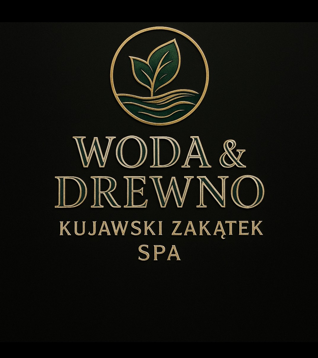 Logo Woda & Drewno — Kujawski Zakątek SPA